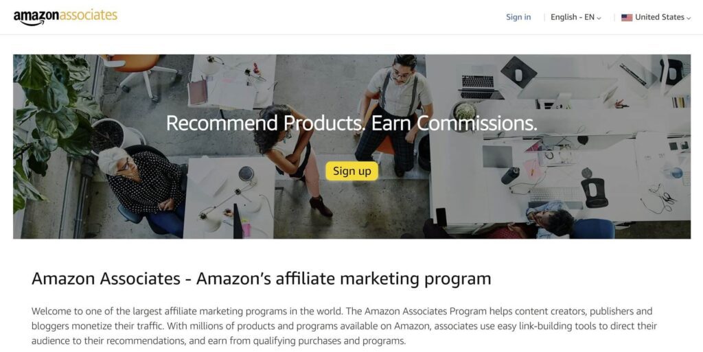 Amazon affiliate marketing